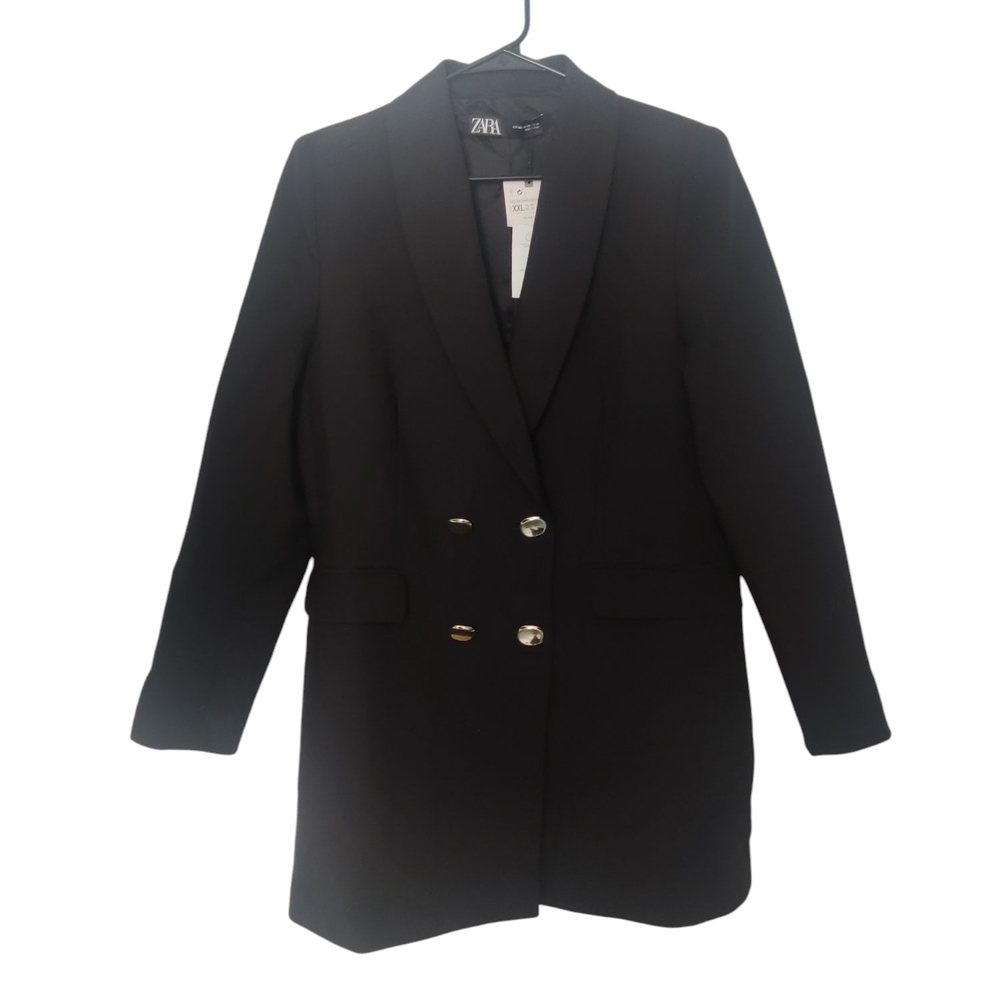 Zara Women's Black Blazer Coat